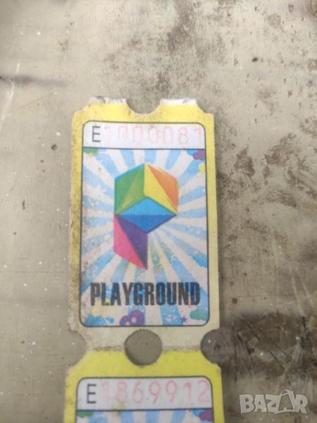 Продавам playground  tiket, снимка 1