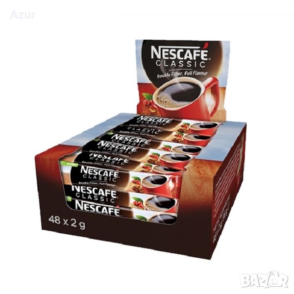 Разтворимо кафе NESCAFÉ® CLASSIC кутия 48 броя, снимка 1