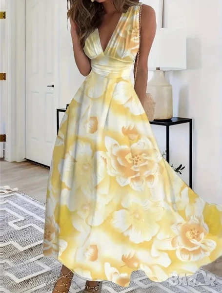 Лятна жълта рокля , снимка 1