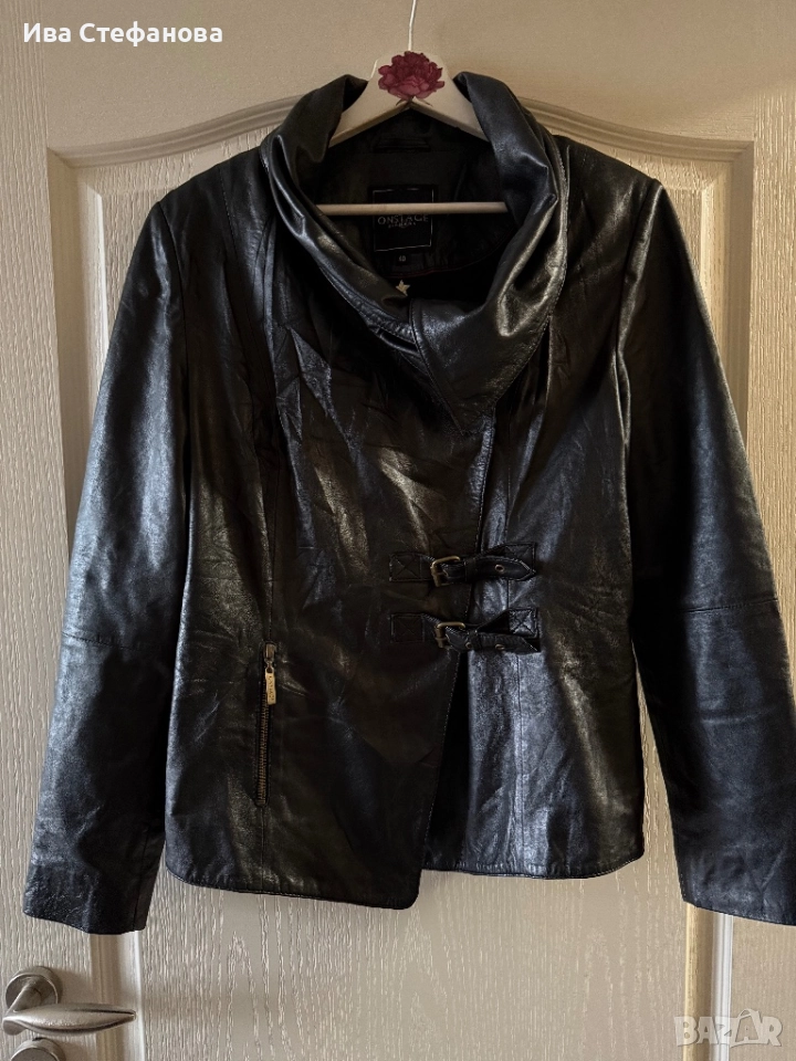 Ново дамско кожено  яке 100 % естествена кожа , снимка 1