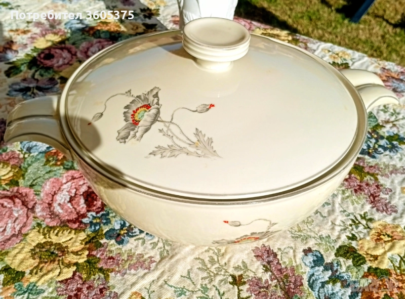 Супник ,стар порцелан от Pirkenhammer , снимка 1