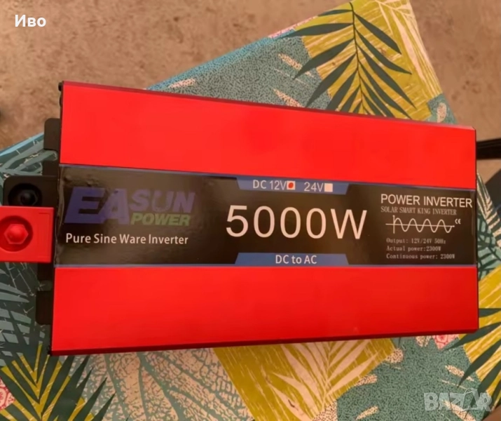 Инвертор 12V пълна синусоида 5000W, снимка 1