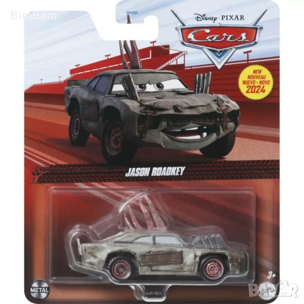 Оригинална kоличка Cars Jason Roadkey / Disney / Pixar, снимка 1