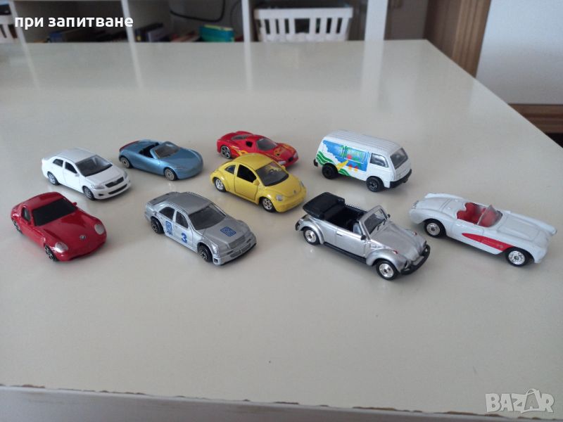 Corvette, BMW, Ford, Toyota, VW, Mercedes 1:64 Maisto, Welly, снимка 1