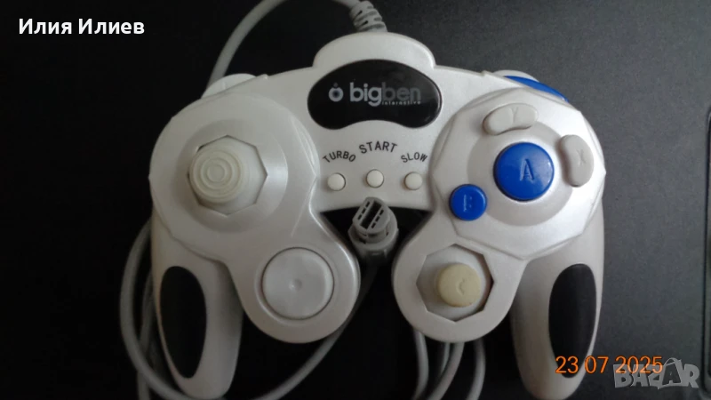 Nintendo GameCube Big Ben Pearl White Controller / Joystick, снимка 1