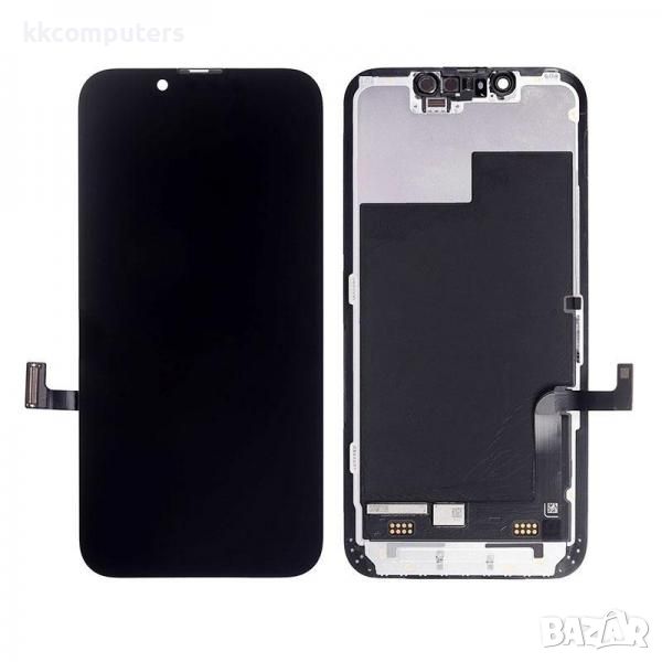 LCD Дисплей за iPhone 13 Mini 5.4 + Тъч скрийн / Черен / Баркод : 483373, снимка 1
