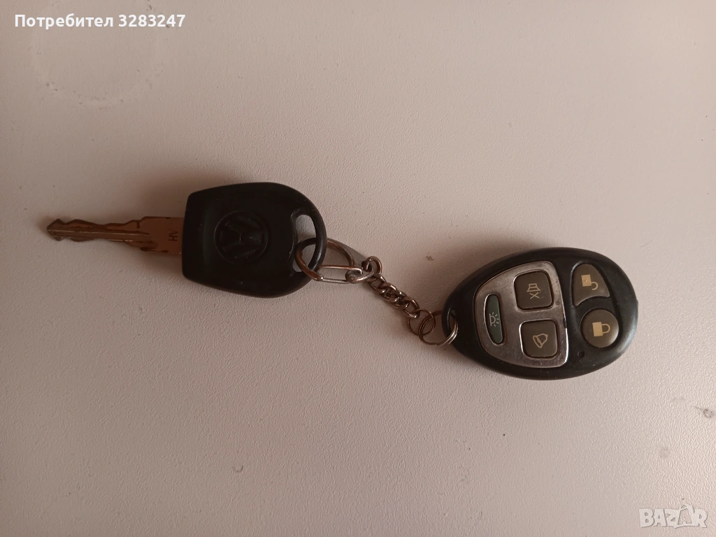 Ключ за фолксваген с дистанционно, снимка 1