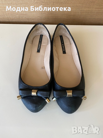 Черни балеринки, снимка 1 - Дамски ежедневни обувки - 45045598