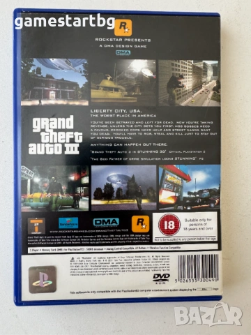 Grand Theft Auto III (GTA 3) за PS2 , снимка 2 - Игри за PlayStation - 53754898