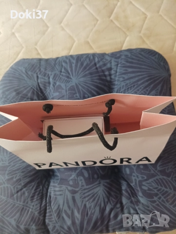 НОВА СРЕБЪРНА ГРИВНА PANDORA , снимка 2 - Гривни - 52910229