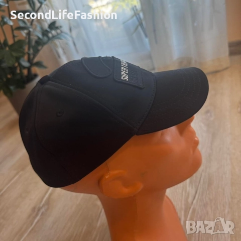 Бейзболна шапка Diesel Supertranceported, неопренова черна , снимка 4 - Шапки - 52815430