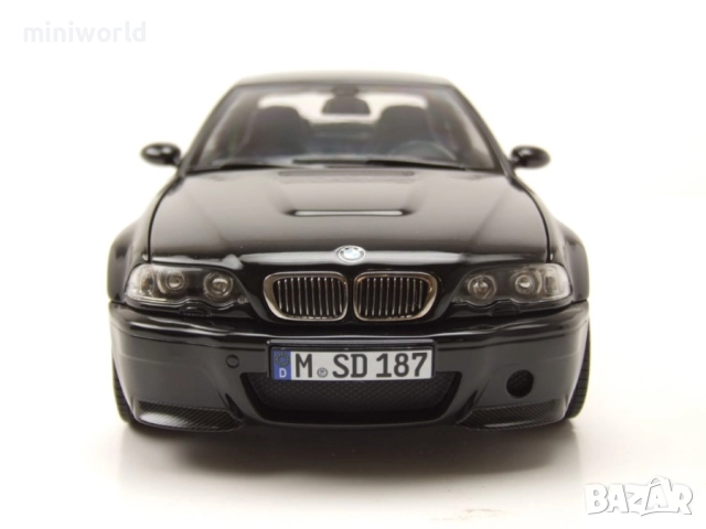 BMW M3 CSL E46 2003 - мащаб 1:18 на Norev моделът е нов в кутия., снимка 8 - Колекции - 52176627