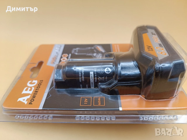 AEG 12V 6.0 Ah батерия, снимка 3 - Винтоверти - 53686491