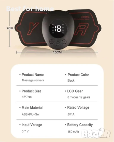 Мини масажор за врата, снимка 8 - Друга електроника - 50647145