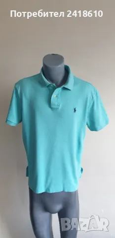 POLO Ralph Lauren Pima Soft Touch Cotton Slim Fit Mens Size L ОРИГИНАЛ! Мъжка Тениска!, снимка 7 - Тениски - 49812231