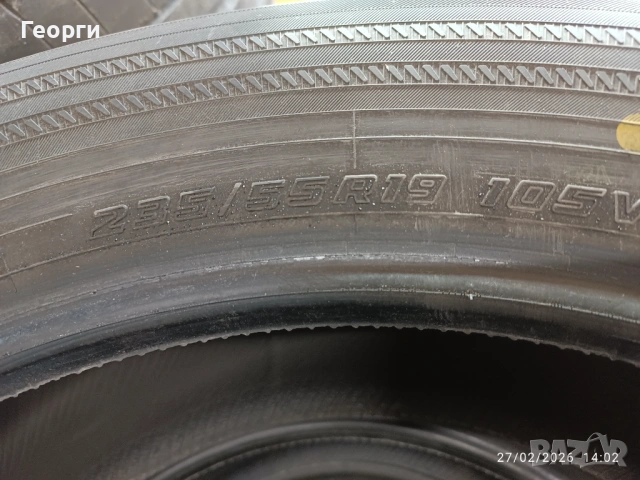 4бр. зимни гуми 235/55/19-255/50/19 Yokohama спорт пакет, снимка 5 - Гуми и джанти - 53672646