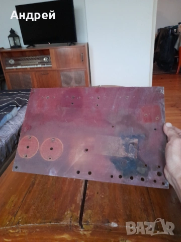 Стара Текстолитена плоча,текстолит #2, снимка 2 - Други ценни предмети - 53353802