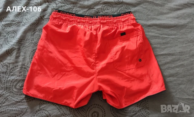 Мъжки бански цвят: Червен и Розово , снимка 2 - Бански - 51265501