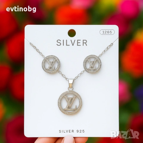 Изискан комплект бижута - Колие с обеци, снимка 4 - Колиета, медальони, синджири - 53843585