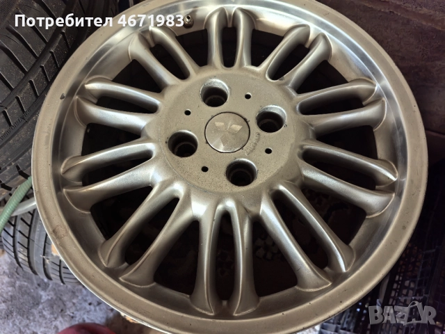 Мицубиши Галант 17 4х114.3,7J , снимка 2 - Гуми и джанти - 52749489