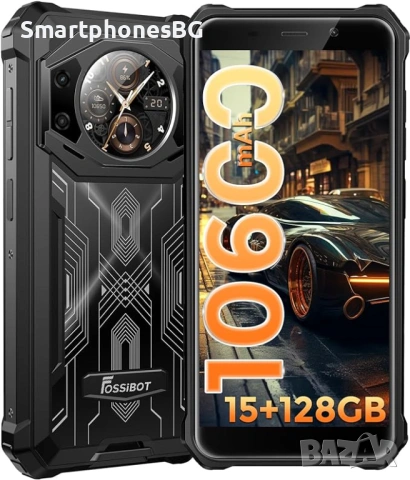 Fossibot F101 Pro Dual Screen 15GB RAM 128GB ROM с IP68 защита