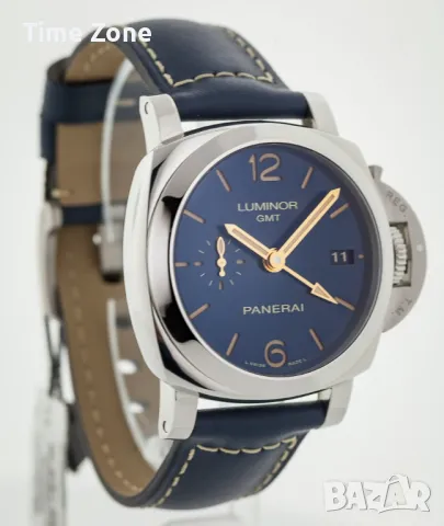 Panerai Luminor 1950 3 Days GMT 44mm Steel Blue Dial Automatic Различни Варианти, снимка 8 - Мъжки - 48009220