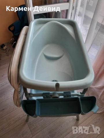 CHICCO Комплект вана с маса за повиване CUDDLE BUBBLE DOTS

, снимка 1 - За банята - 45733691