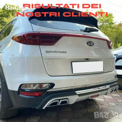 Спортна задна броня за KIA SPORTAGE QL 2018-2022, снимка 1 - Части - 47044866