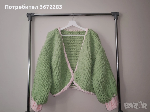 Ръчно плетена жилетка - различни модели , снимка 8 - Жилетки - 53307292