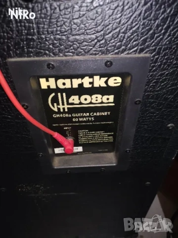 Китарно кубе лампово HARTKE 60w соло китара, снимка 3 - Други - 53843151