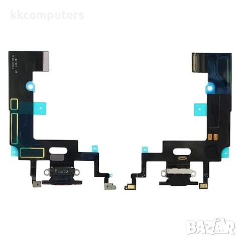 Лентов кабел за APPLE iPhone XR с черен конектор зареждане, микрофон Original