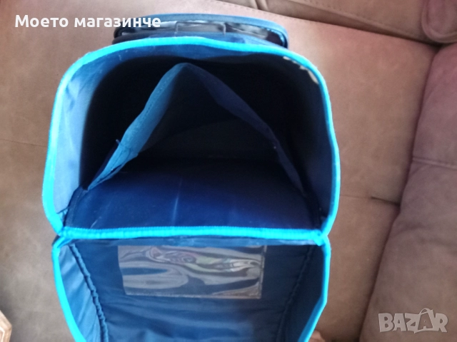 Ученическа раница за момче Herlitz Loop – Jet с твърд гръб и стабилно дъно, снимка 5 - Раници - 52391066