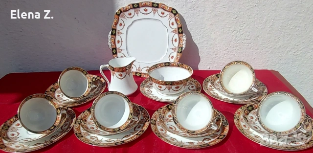 Антикварен сервиз Royal Albert Devon (1927-1935год.), снимка 3 - Сервизи - 53719796