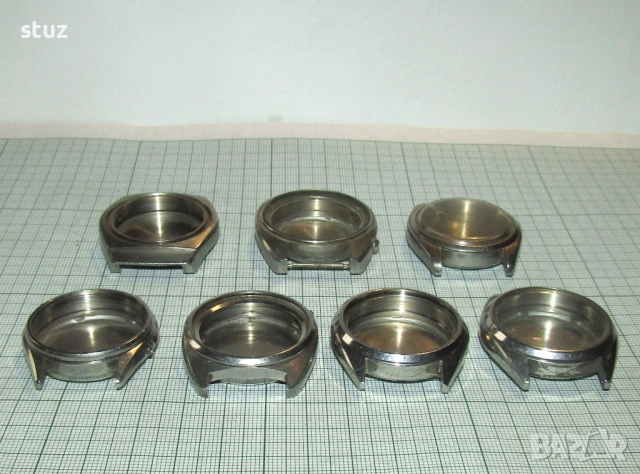 Каси за механични часовници Seiko, втора употреба, сет 7 бр., снимка 3 - Антикварни и старинни предмети - 54044685