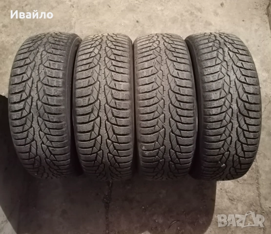 Продавам 4 броя зимни гуми 205.55.16 на 1 сезон дот 2021 Nokian 