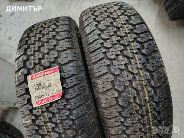 2бр.НОВИ летни гуми BRIDGESTONE 225 70 15 цена за брой, снимка 2 - Гуми и джанти - 51392632