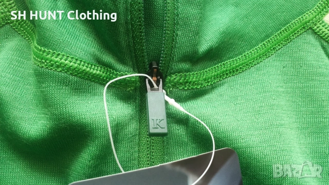 WENAAS KIWI 20 Gents Polo Zip 48% Merino Wool размер М / L термо блуза - 2317, снимка 8 - Екипировка - 53748553