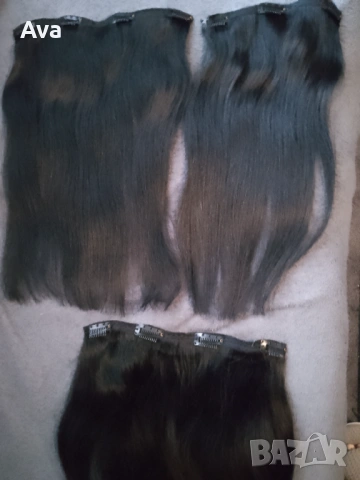 Beauty Works черни удължения за коса 16 инча 