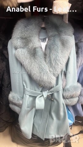 Дамски палта от кашмир и естествен косъм, снимка 14 - Палта, манта - 51862584