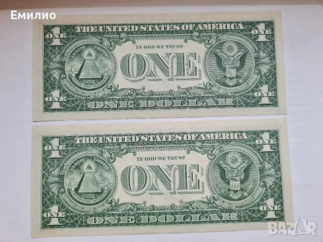 SCARCE. USA. SET $ 1 DOLLAR 1963A UNC , снимка 3 - Нумизматика и бонистика - 50989048