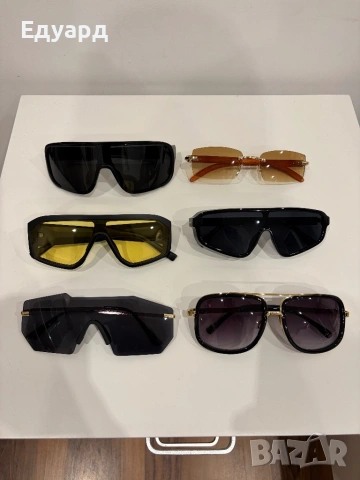 Слънчеви очила UV400 6 броя. Цената е за всички.