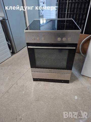 Готварска печка с керамичен плот GRAM ИНОКС шир.60см. 