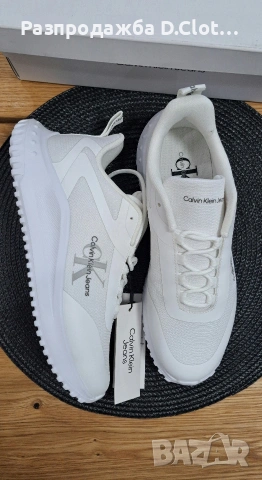 Calvin klein бели дамски маратонки , снимка 5 - Маратонки - 51087648