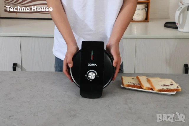 Единичен гофретник Boma BM-2006, снимка 2 - Гофретници - 53141572