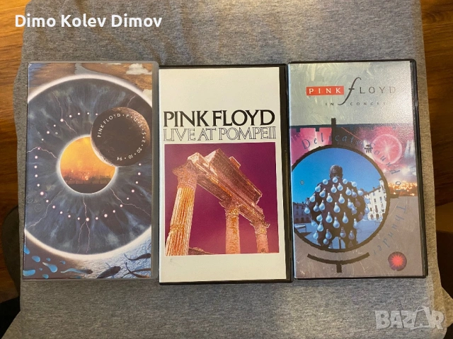 Pink Floyd VHS, Оригинални Видео Касети