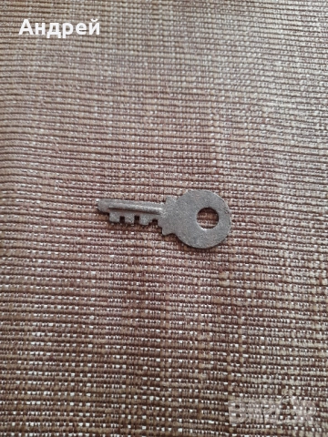 Стар метален ключ #27, снимка 3 - Колекции - 52630338