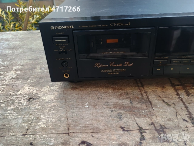 Pioneer CT-939 MK II 3-Head Dual-Capstan Reference, снимка 4 - Декове - 53652513