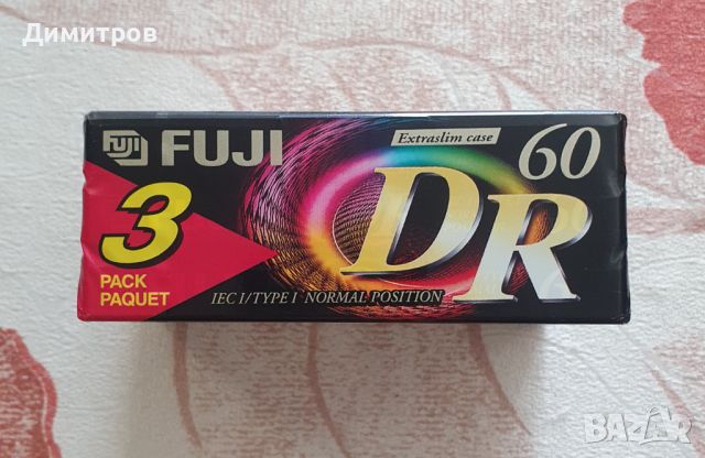 Аудио касети FUJI DR 60, 3 pack, снимка 2 - Други - 45079560