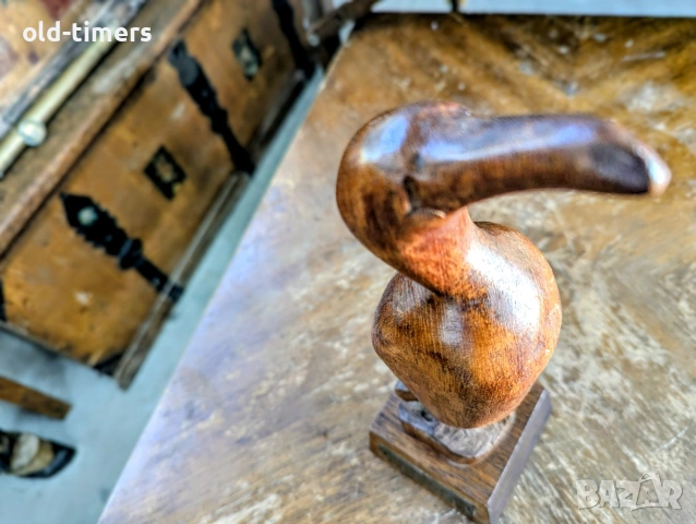 Дървена статуетка , снимка 4 - Антикварни и старинни предмети - 53156279