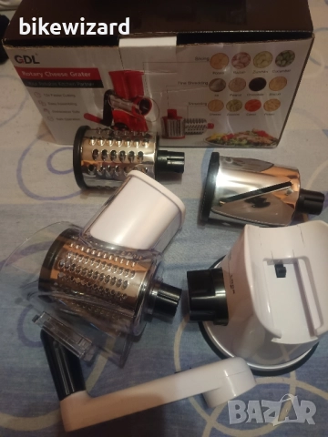 GDL зеленчукорезачка с 3 сменяеми барабанни остриета НОВО